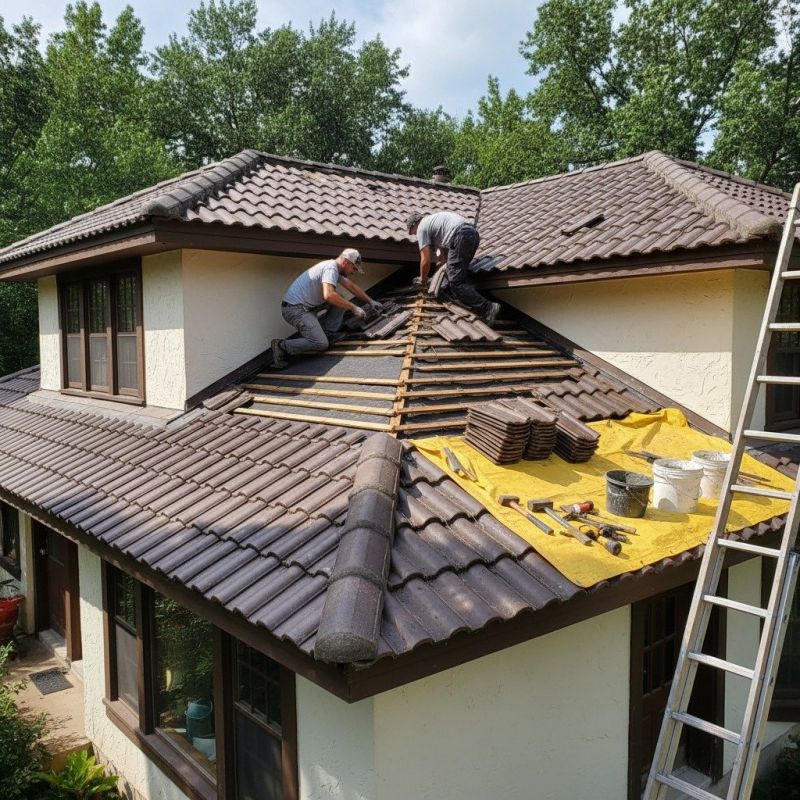 Tile Roof Repair detail